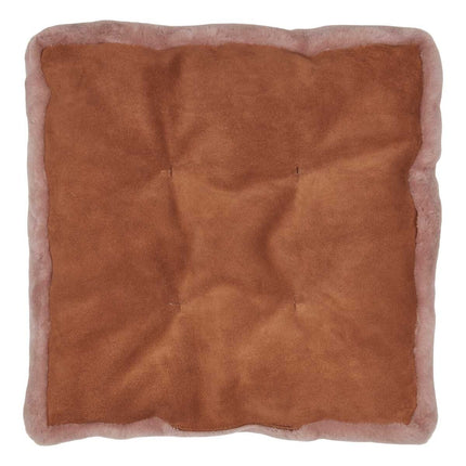 Mokkasin sædeovertræk | Kalvelæder bagpå Lys Lilla