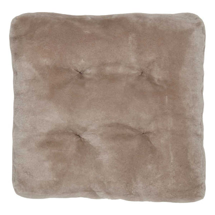 Mokkasin sædeovertræk | Kalvelæder bagpå Sølvgrå