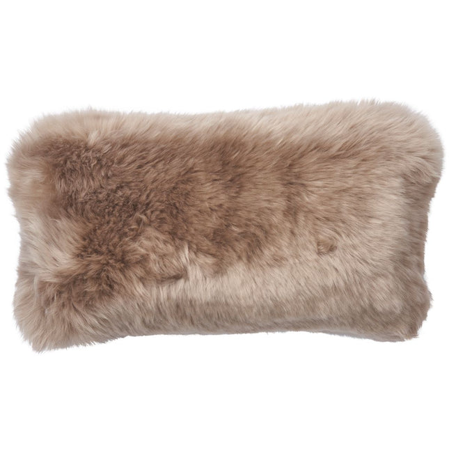 Lammeskindspude | Langhåret | Dobbeltsidet | 25x50 cm