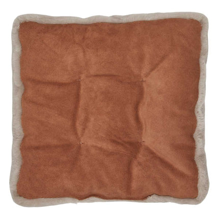 Mokkasin sædeovertræk | Kalvelæder bagpå Sølvgrå