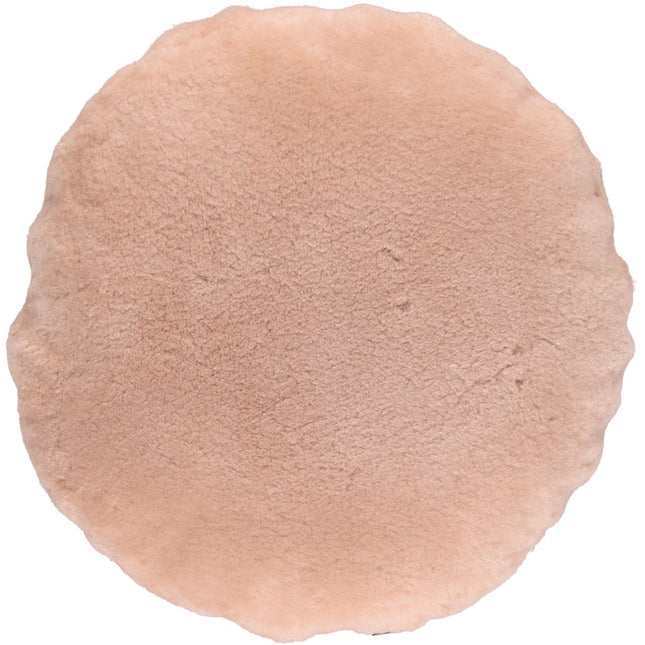 Lammeskindspude | Velvet | Moccasin | Ø45 cm | Ø62 cm