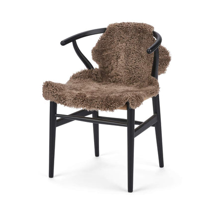 Korthåret Lammeskind | Til stol | 90x55 cm