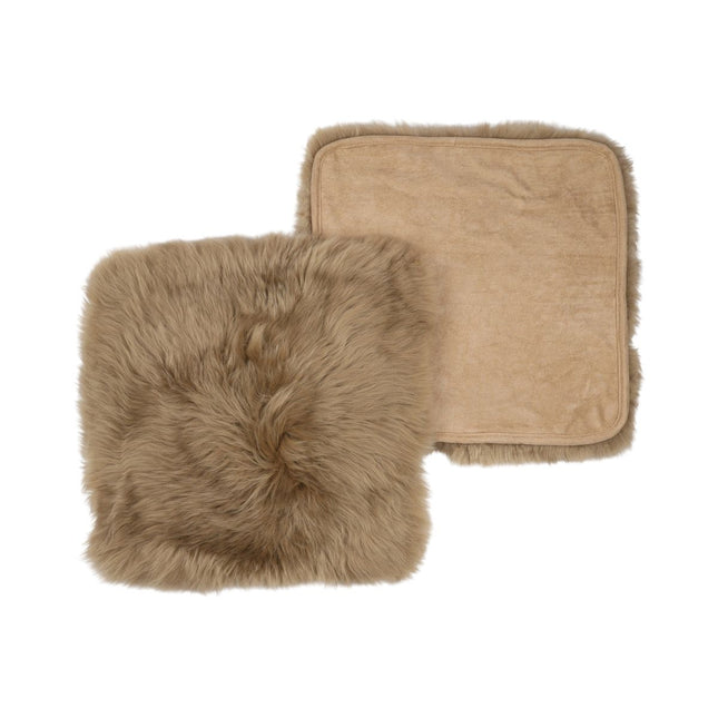 Sædehynde | Langhåret | New Zealand | Stofbagside | 40x40 cm