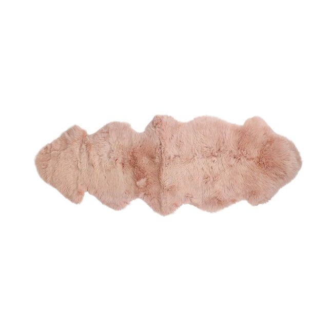 Merino Dobbelt Lammeskind | Langhåret | 170x60 cm Rosa