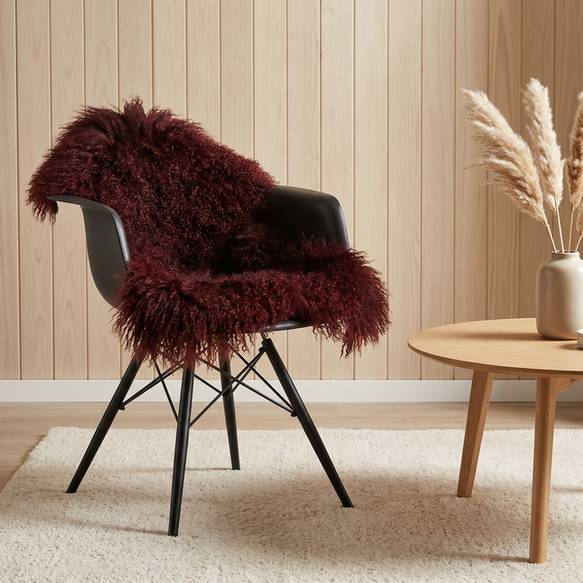 Lammeskind premium | Krøllet | Tibet | 85x50 cm