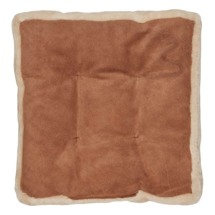 Mokkasin sædeovertræk | Kalvelæder bagpå Naturlig