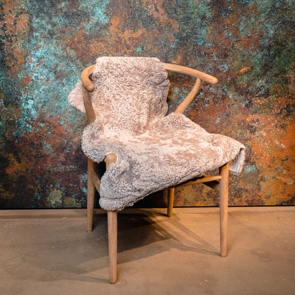 Merino Lammeskind | Korthåret | 90x60 cm Lysegrå