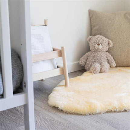 Lammeskind til børn & babyer | Perfekt til barnevognen 95 cm Creme
