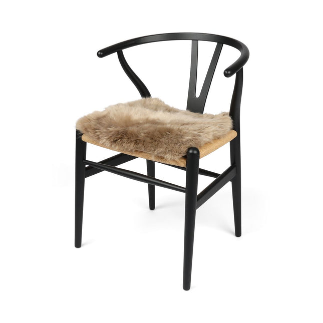 Sædehynde | Langhåret | New Zealand | Stofbagside | 40x40 cm