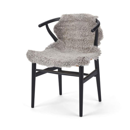 Merino Lammeskind | Korthåret | ca. 90x60 cm Merino grå