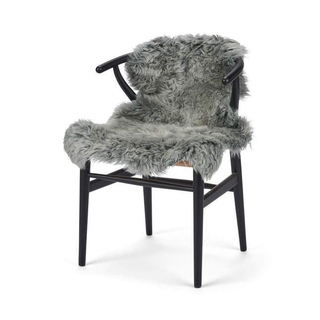 Merino Lammeskind [populær] | Langhåret | 90x60 cm Lysegrå