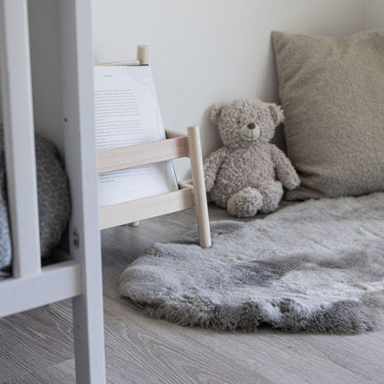 Lammeskind til børn & babyer | Perfekt til barnevognen 95 cm Lysegrå