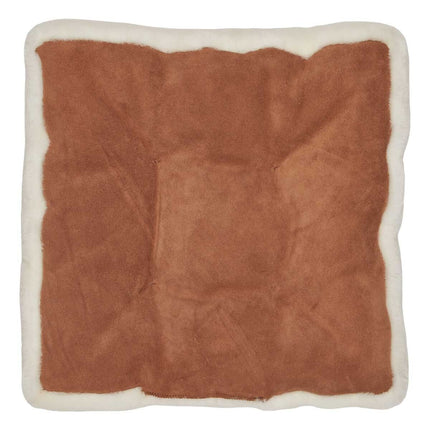 Mokkasin sædeovertræk | Kalvelæder bagpå Hvid