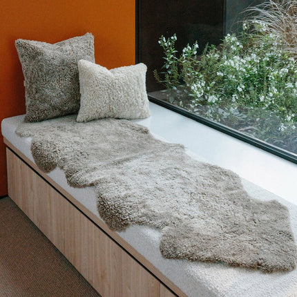 Dobbelt Lammeskind | New Zealand | Korthåret | 170x60 cm Beige