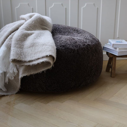 Uldtæppe | Mohair | 130x170 cm Lys Beige