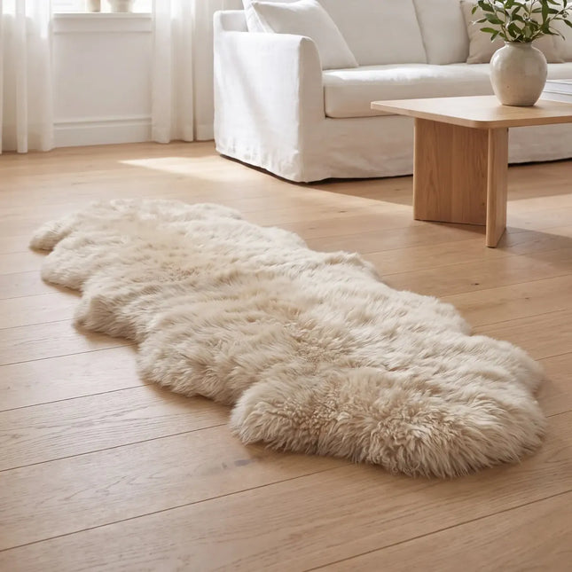Merino Dobbelt Lammeskind | Langhåret | 170x60 cm