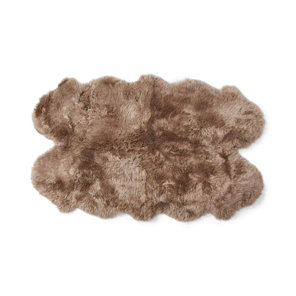 Lammeskindstæppe (4 lammeskind) | Langhåret | 170x110 cm